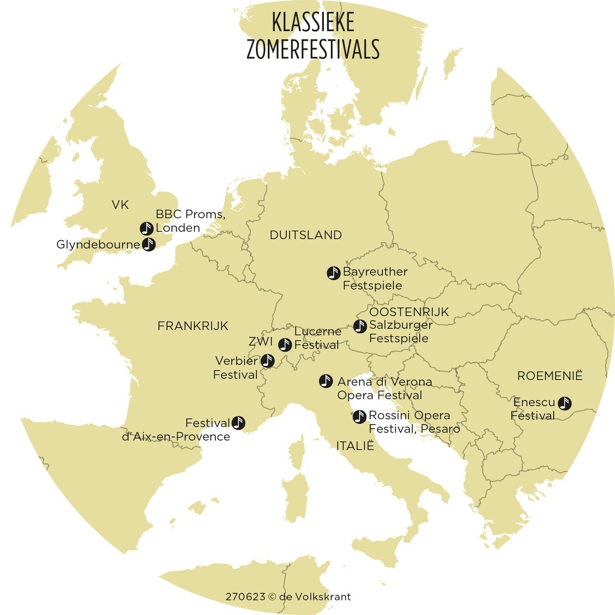 Festival estivi di musica classica in Europa.  immagine 