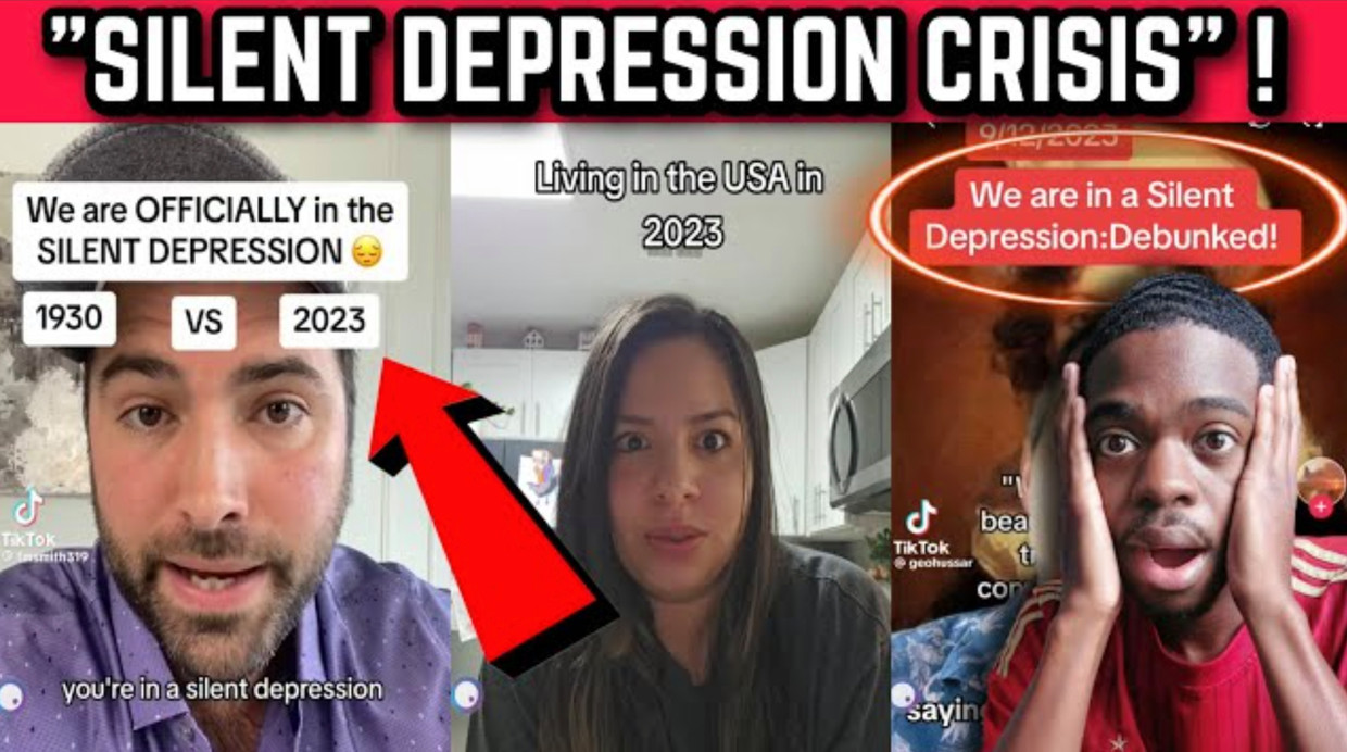 Young Americans complain about the economy.  Image from TikTok