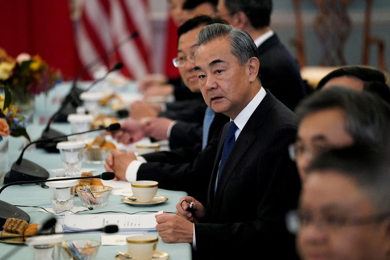 Wang Yi di Washington (Foto - Reuters).