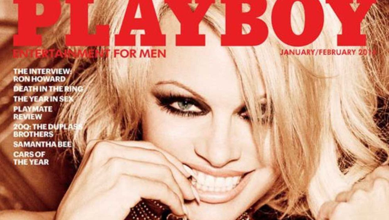 Pamela Anderson is laatste naaktmodel Playboy De Volkskrant afbeelding