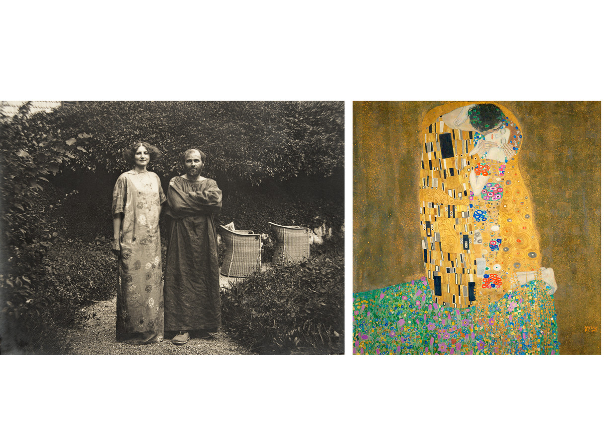 Alle kunst is erotisch, vond Gustav Klimt foto