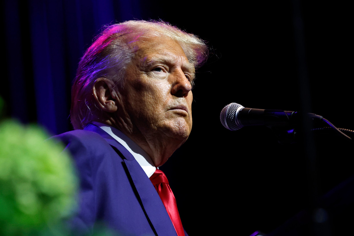 L'ex presidente degli Stati Uniti Donald Trump è ora sotto processo in Georgia per i suoi tentativi di ribaltare i risultati delle elezioni del 2020. AP Photo